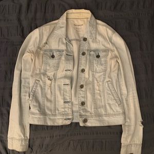 Pacsun Distressed Light Wash Denim Jacket